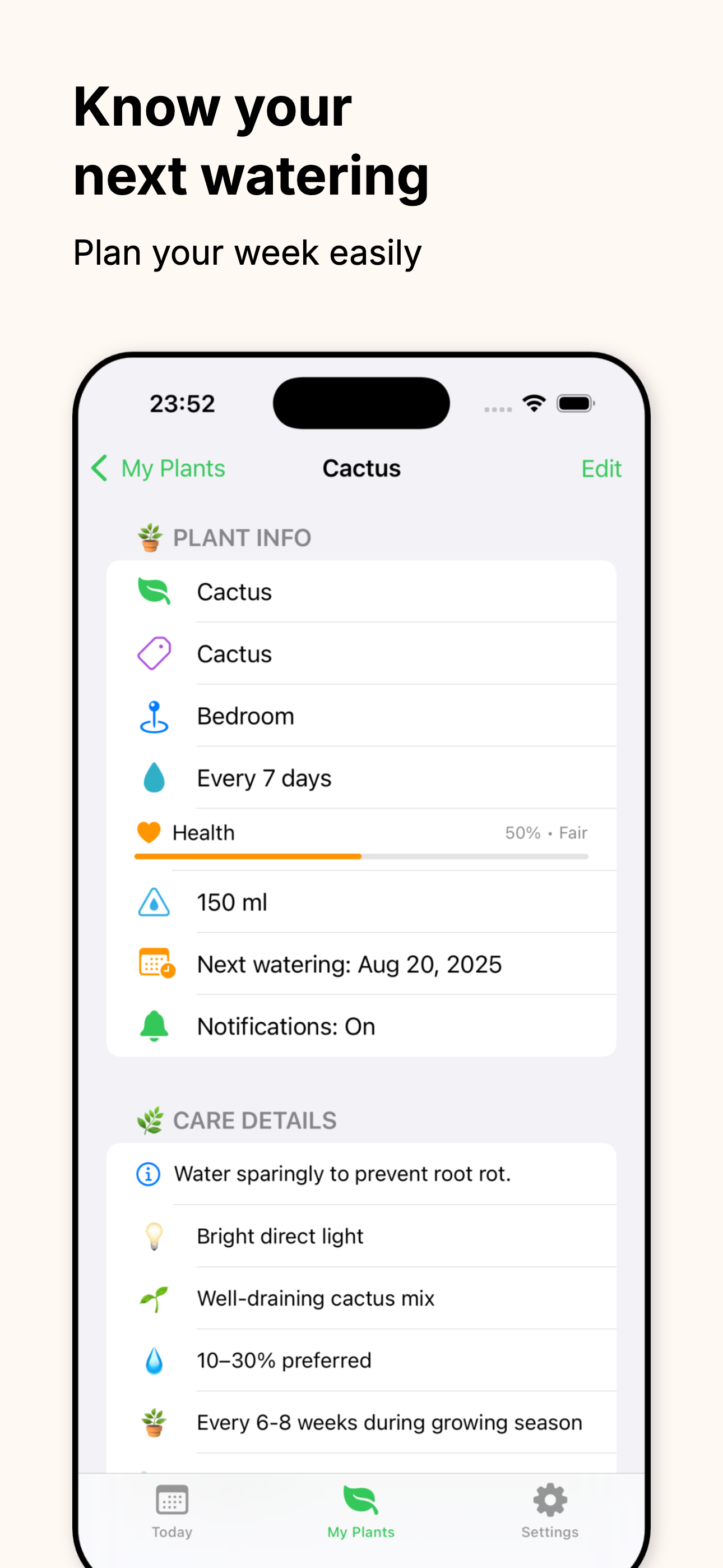 Plant Water Reminder Alert Screenshot 5